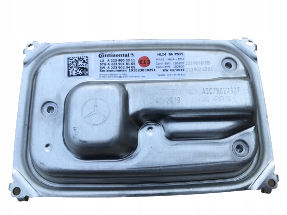 фото №1, Преобразователь модуль led mercedes блок управления s класс