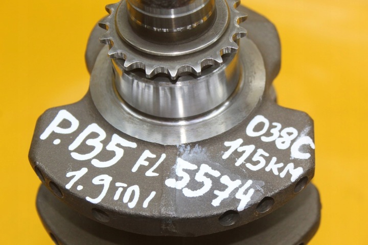 фото №10, Вал колінчастий volkswagen passat b5 sharan audi fl 1.9 tdi auy 115 km 038c