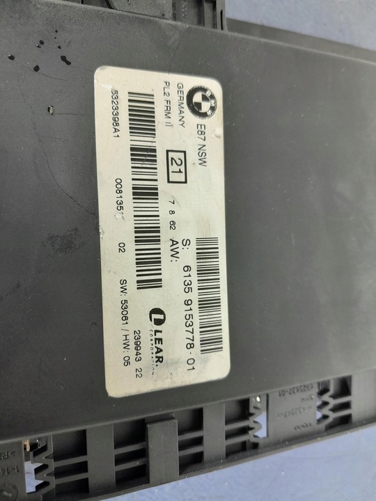 фото №4, Bmw 1 e87 модуль блок управления света 9153778