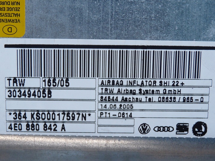 фото №9, A8 d3 подушка колінна праві перед 4e0880842a