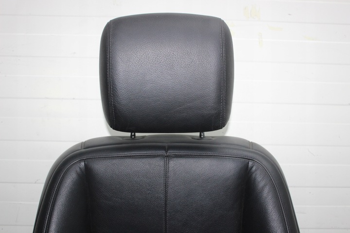 фото №7, Mercedes s w221 сидіння лівий передній рестайлінг чорна шкіра з підігрівом надувний