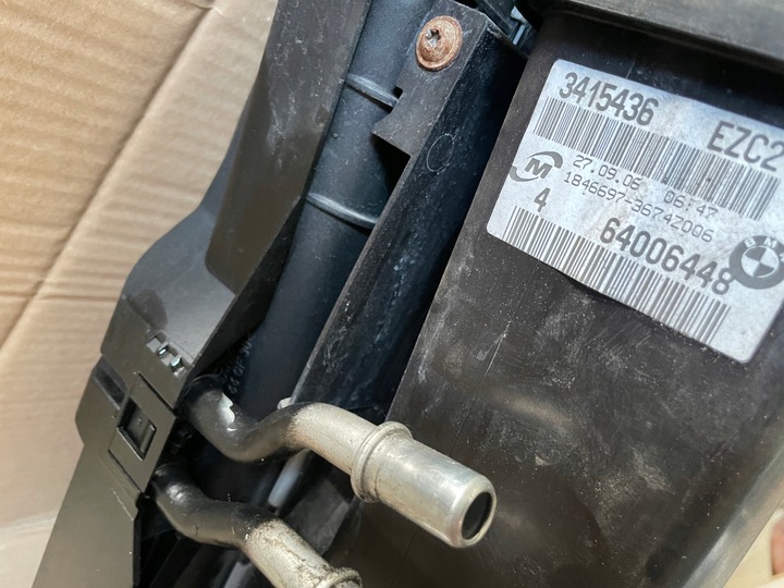 фото №8, Bmw x3 e83 радиаторов воды климат бачок бензин n52 комплект радиатор