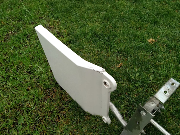 фото №3, Daf xf 106 спойлер закабинный левый каркас