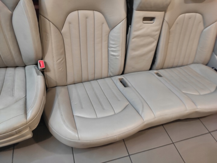 фото №5, Audi a8 d4 довгий салон сидіння сидіння диван комплект сірий шкіра