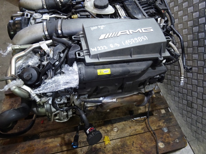 фото №7, Mercedes s w222 6.3 amg двигатель комплектный 157985