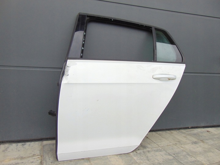 фото №1, Дверь левый зад левая задние vw golf vii hb 5-дверь lc9a белый 12-20r
