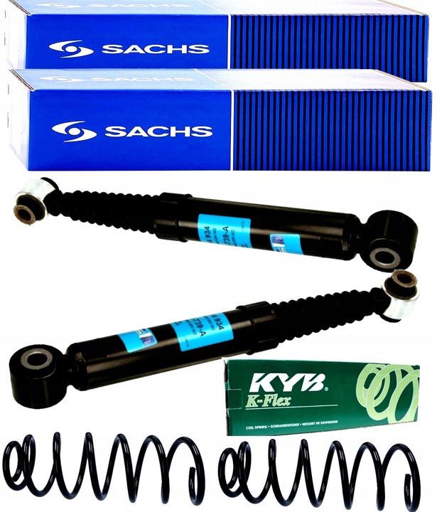 фото №1, Амортизаторы пружины зад peugeot 5008 i citroen c4 picasso sachs + kayaba