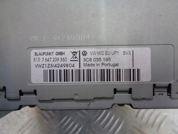 фото №6, Радіо радіопрогравач заводський cd vw volkswagen passat b6 2005- 3c8035195