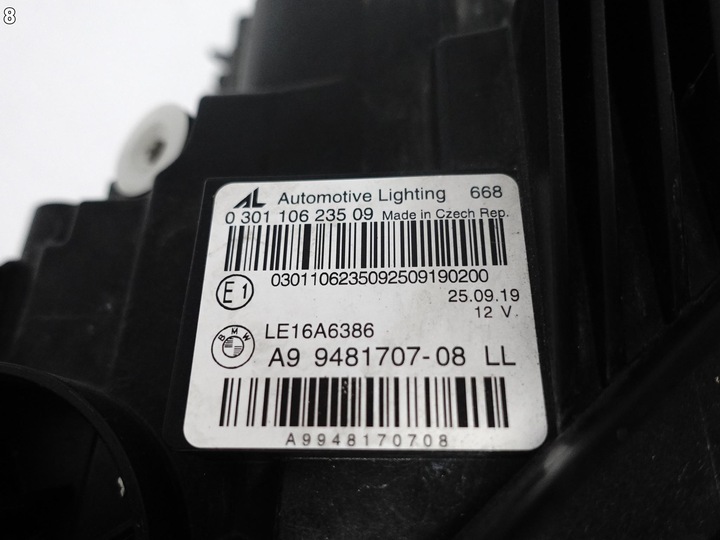 фото №11, Bmw 3 g20 g21 18-22 laser лампа ліва перед європа