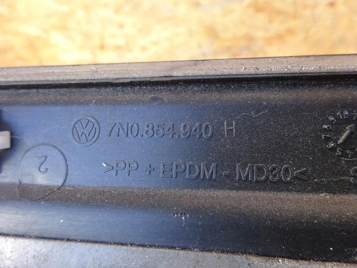 фото №8, Vw sharan 7n 10-20 планка дверь правая перед передняя 7n0854940h красная