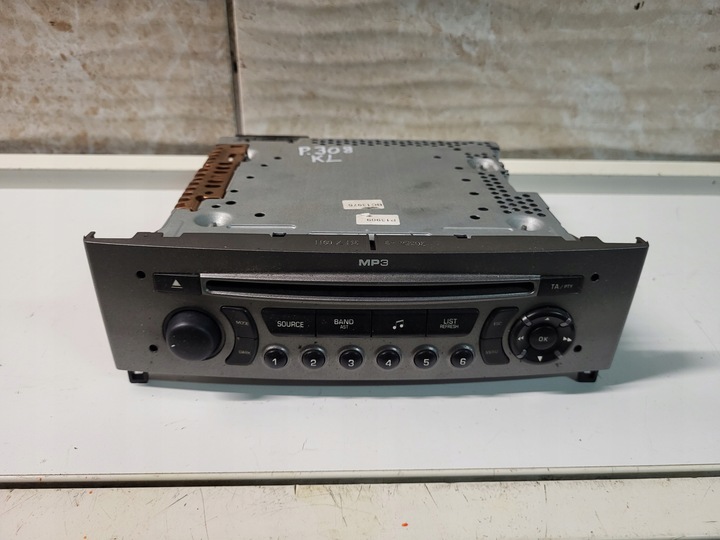 фото №1, Радіо cd заводські peugeot 308 t7 96650206xh