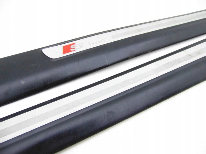 фото №4, Kpl 4x планка накладка порогова s-line audi a6 c6