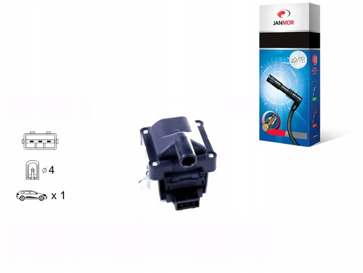 фото №1, Janmor котушка запалювання audi 100 2.0 4a. c4