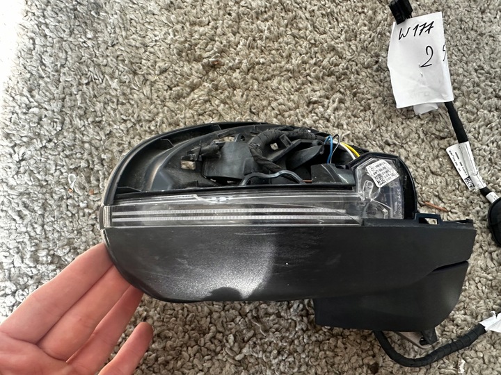 фото №8, Mercedes a w177 дзеркало праві 7+7pin a0998117400