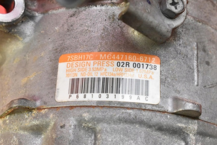 фото №9, Насос кондиционера mc447160-6712 jeep cherokee 5 v kl 2.0 multijet 140 km