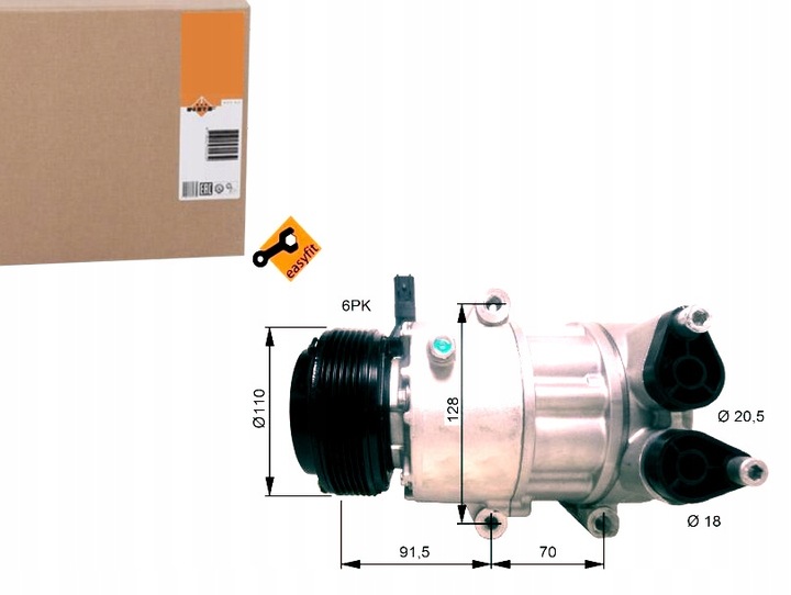 фото №9, Компресор кондиціонер. nrf 32681 компресор, кондиціонер