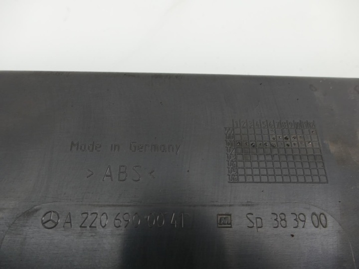 фото №11, Mercedes s w220 защита порога багажника ремня зад