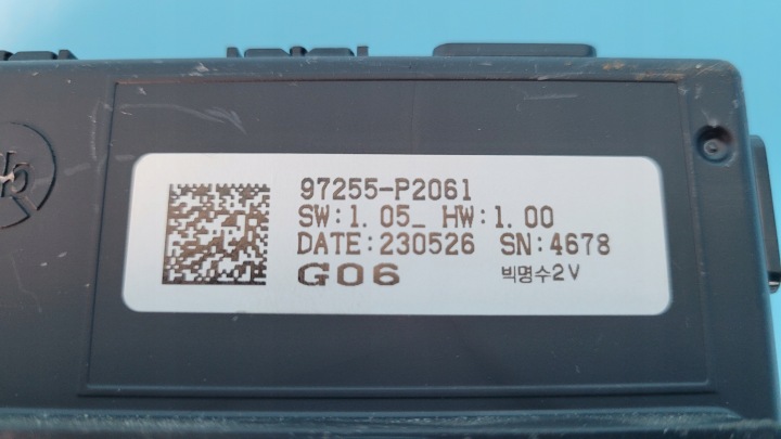 фото №14, Kia sorento iv 23r модуль блок управления  кондиционера 97255-p2061