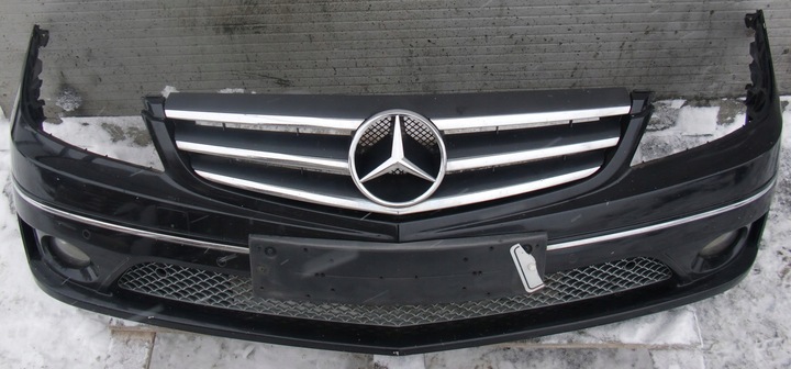 фото №1, Mercedes clc cl203 бампер перед переднее чёрный pdc хром