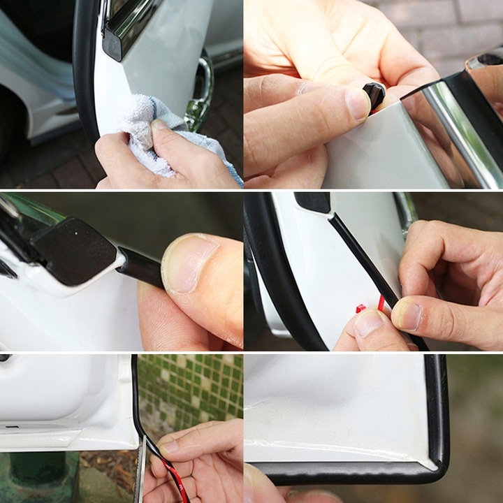 фото №13, Захист краю двері автомобільних автомобіль автомобіля прокладка захисна 5m