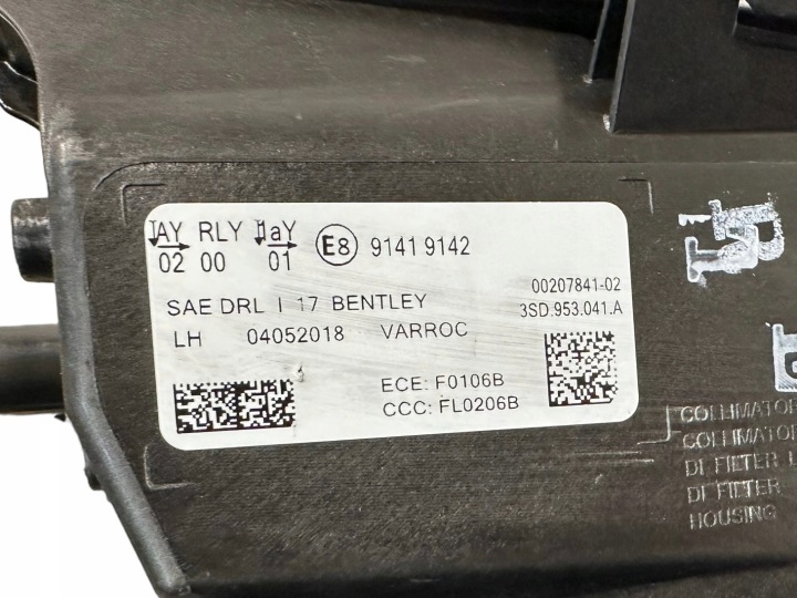 фото №7, Bentley continental gt gtc поворотник поворот сигнал lh 3sd953041a