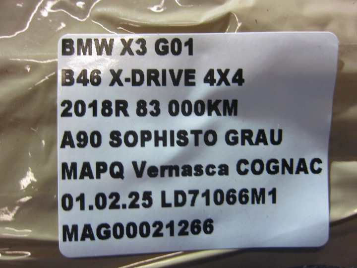 фото №12, Bmw x3 g01 g02 x4 кріплення крила права сторона 7475804 kpl 41357475804