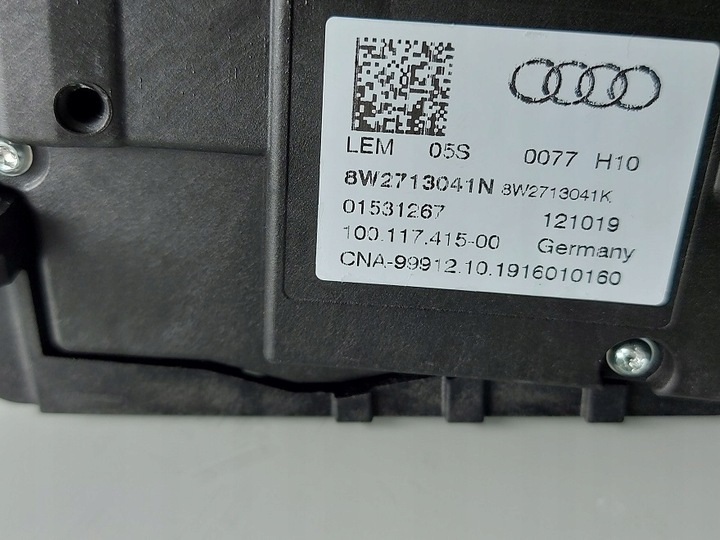 фото №6, Audi a5 ручка зміни коробки передач механізм 8w2713041n 8w2713041k