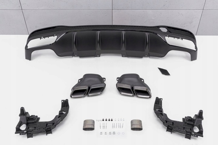 фото №10, Mercedes gle w166 2015-2019 дифузор задній набір stylizujący na amg gle63