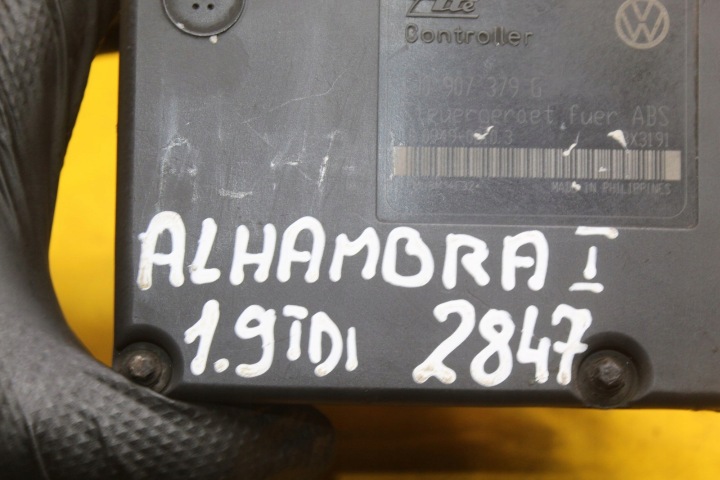 фото №10, Насос модуль керування abs зад seat alhambra i afn 1.9 tdi 1j0907379g 7m0614111a