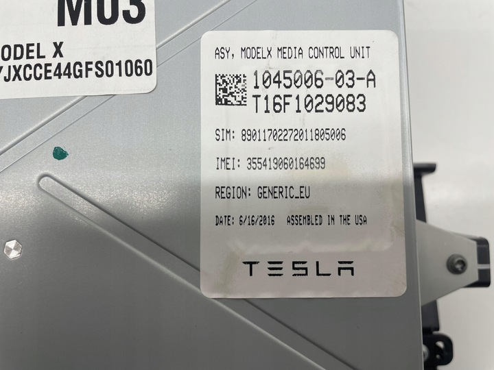 фото №9, Екран монітор дисплей mcu tesla модель x 1045006-03-a 104500603a