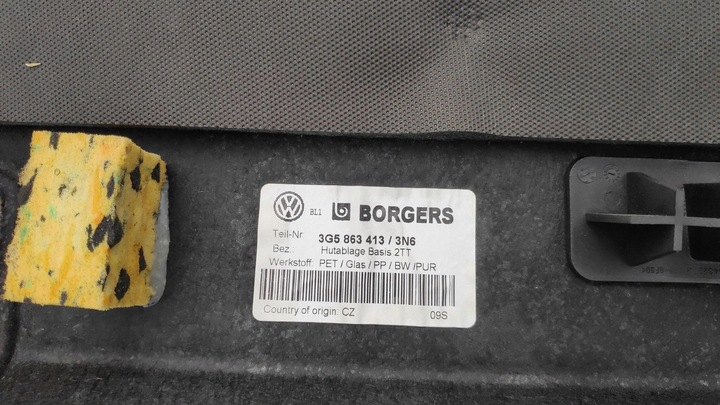 фото №6, Полиця багажника зад vw sedan passat b8 3g5863413