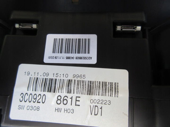 фото №5, Vw passat b6 рестайлінг спідометр  2.0 tdi 3c0920861e eu