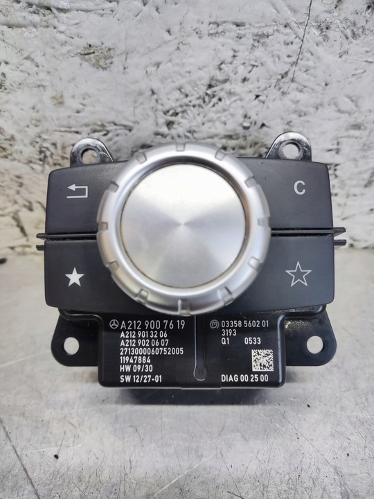 фото №9, Mercedes e w212 рестайлінг ручка idrive a2129007619