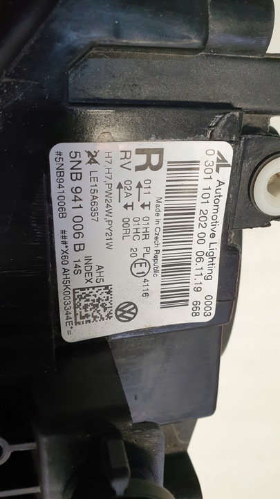 фото №10, Pr фара vw tiguan 5nb941006b 2018r демонтаж