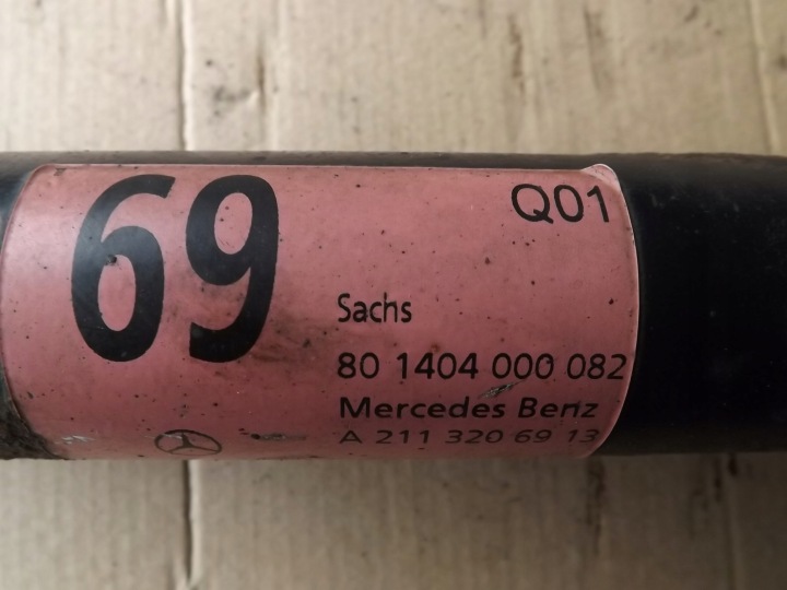 фото №9, Mercedes e клас w211 амортизатор праве ліві перед sachs 69 a2113206913