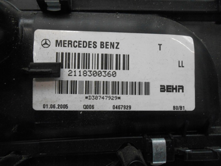 фото №16, Mercedes w219 комбайн смеситель отопитель подача воздуха 2118300360 описание!!!
