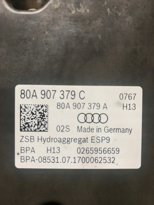 фото №5, Насос abs audi q5 sq5 80a premium acc dopis