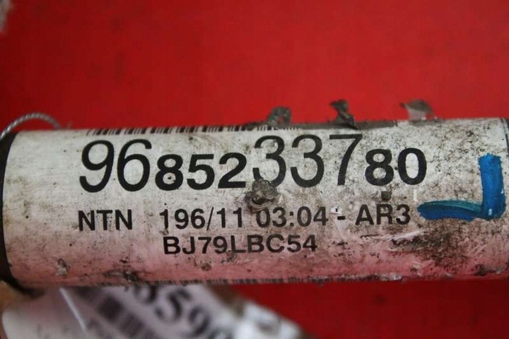 фото №7, Піввісь ліва перед механічна коробка передач 9685233780 citroen c3 c 3 2 ii 1.4 8v 75 km 09-13