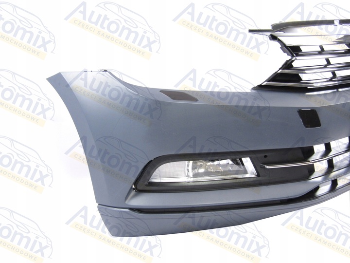 фото №11, Бампер переднє vw passat b8 14 - 19 розпилювачі / bez pdc комплектний !