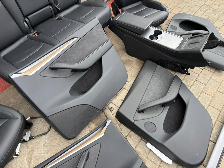 фото №9, Tesla модель y сидіння сидіння салон обшивки шкіра 2024r. eu.