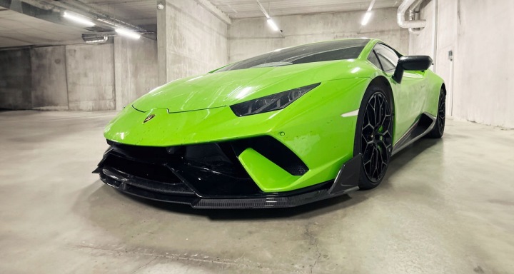 фото №6, Сплиттер передней бампера huracan перформанте
