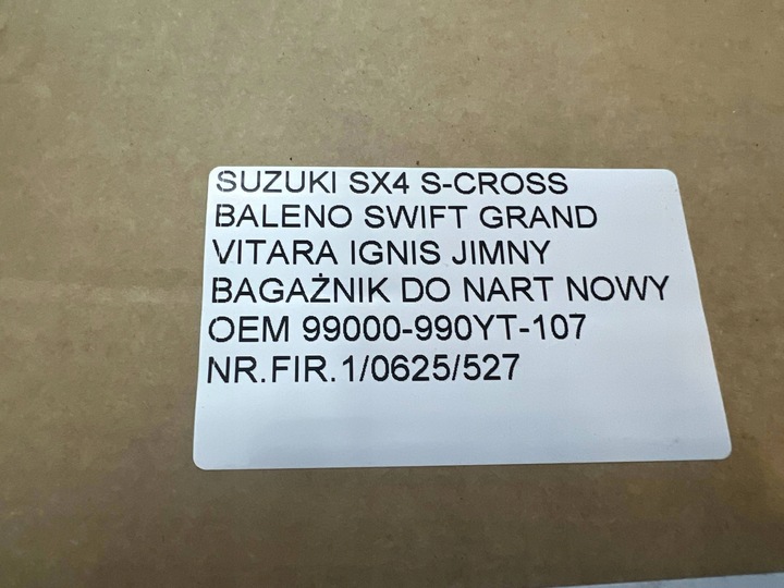 фото №8, Suzuki sx4 s-cross baleno ignis grand vitara jimny багажник даховий do nart