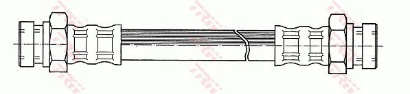 фото №13, Трубка  тормозной гибкий mazda 323 94-98 зад