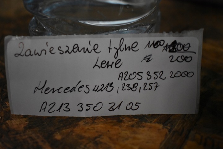 фото №4, Подвешивание задние левая kpl. mercedes w213 w238 w257 1