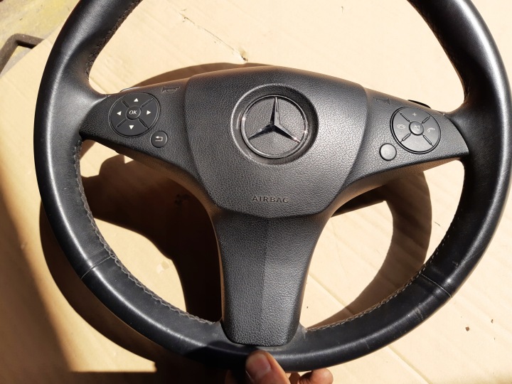 фото №13, Mercedes c w204 amg руль+ подушка подушка a2044603303 a0008605702