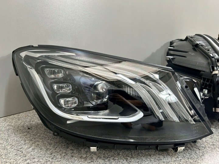 фото №12, Mercedes w222 amg рестайлінг зміна na поперечка модель лампи multibeam бампер перед