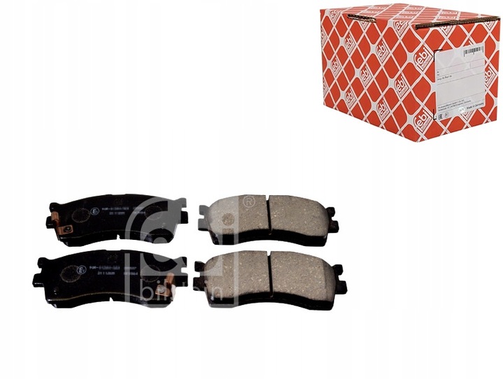 фото №13, Гальмівні колодки гальмівні febi bilstein 170267 0k9b63328z kia rio 02-05 перед