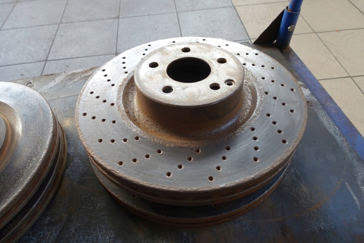 фото №7, Mercedes w220 w215 зажимы тормоза диски 360mm v12 biturb s65 amg s55 cl55