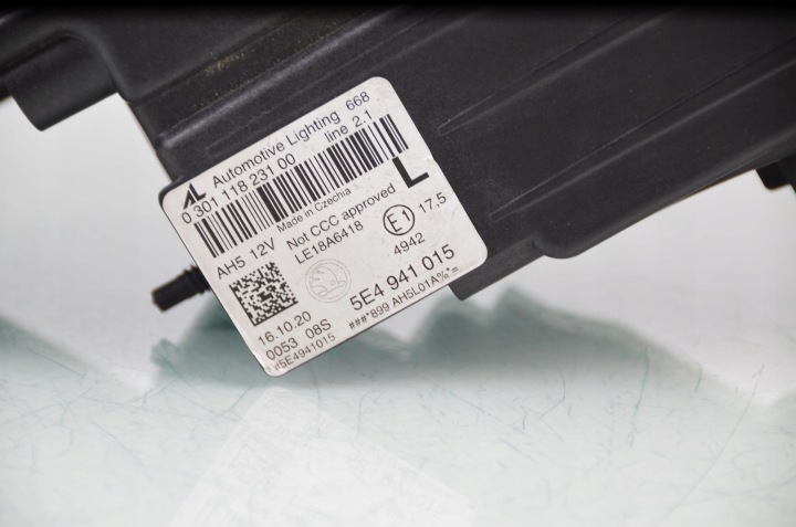 фото №13, Skoda octavia iv 5e3 повний led ліва 5e4941015a фара передня