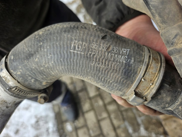 фото №3, Труба шланг интеркулер vectra c saab 9-3 1,9